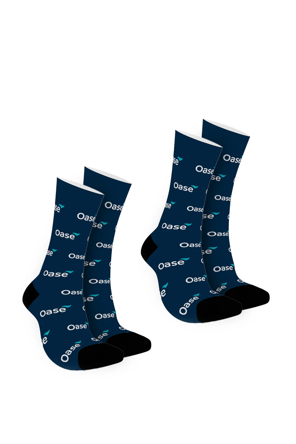 2-Pair Athletic Crew Socks